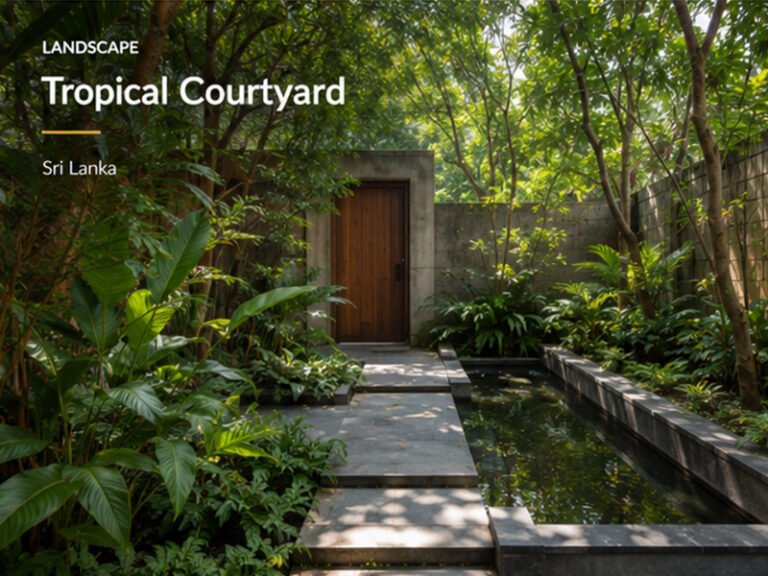 Tropical Courtyard
